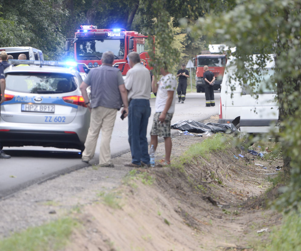Śmiertelny wypadek na drodze w okolicach miejscowości Psucin 