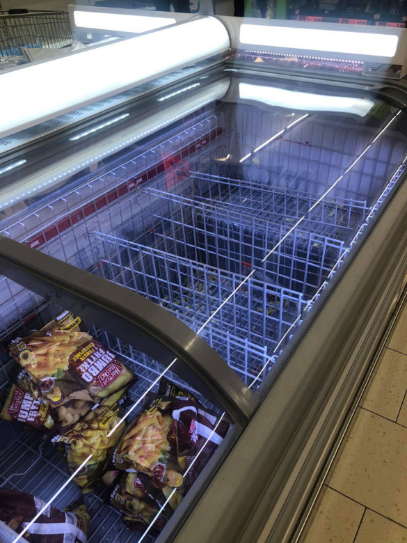 Oblężenie w radomskich sklepach z powodu koronawirusa 