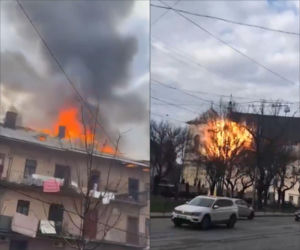 Rosyjskie drony uderzyły w centrum Lwowa. W ważne dla Polski miejsca