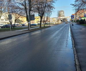 Ulica Pierwszej Brygady w Stargardzie po przebudowie