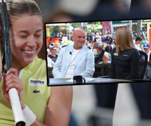 Legendarny Andre Agassi wypalił do Mai Chwalińskiej w programie na żywo! Komiczna reakcja Polki [WIDEO]