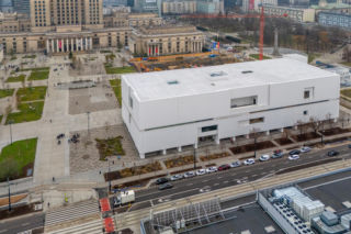 Budowa gmachu teatru TR Warszawa