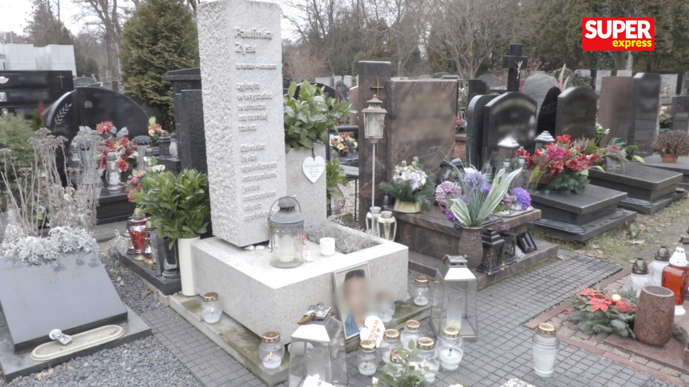 Tak wygląda grób Paulinki Zysk