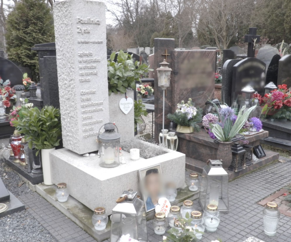 Tak wygląda grób Paulinki Zysk
