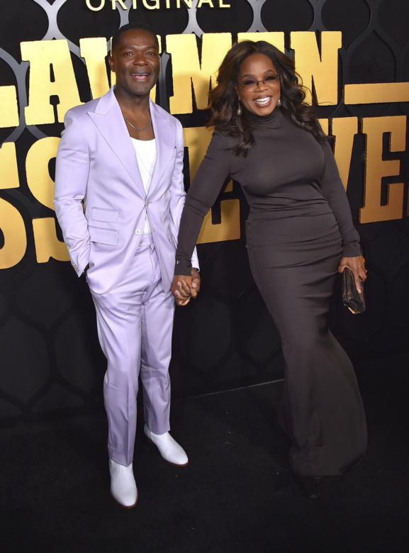 Szok! To jest Oprah Winfrey. Trudno ją teraz rozpoznac