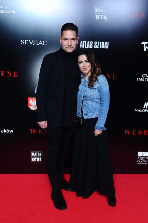 Beata Tadla z partnerem