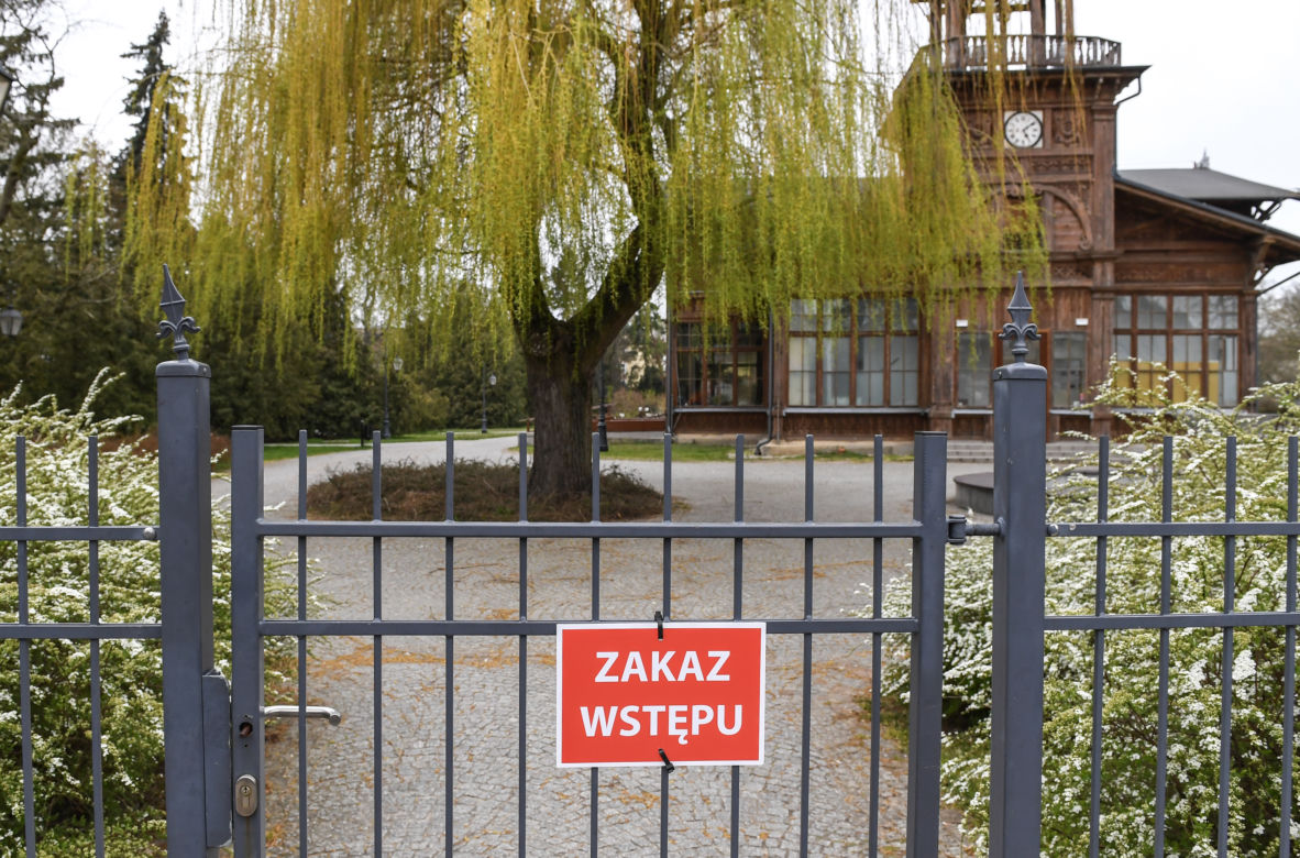  Pusty i bezludny Ciechocinek w dobie koronawirusa