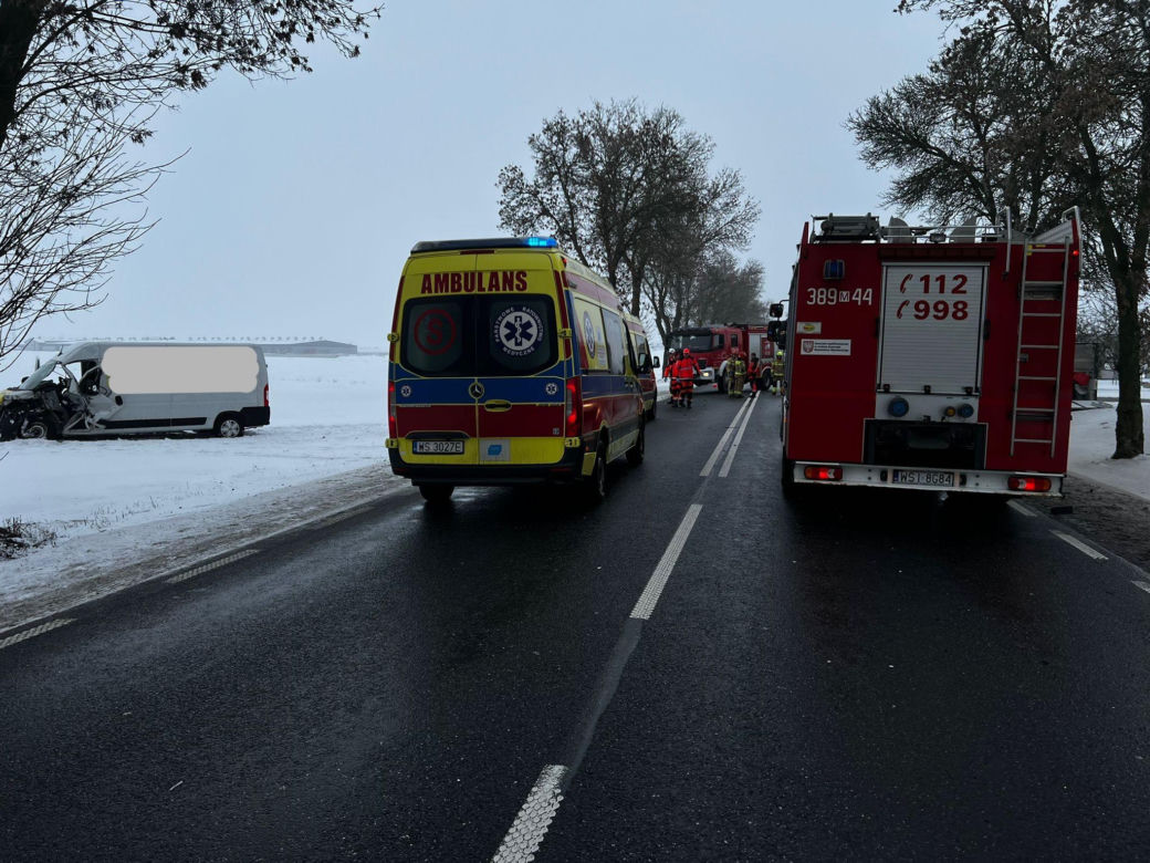 Zderzenie pojazdów w Suchożebrach