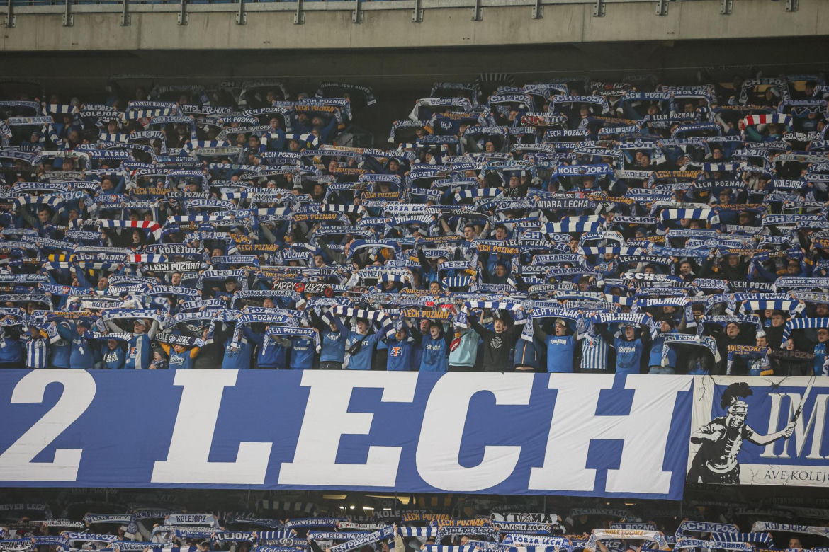Lech Poznań - Pogoń Szczecin. Zdjęcia kibiców na meczu Fortuna Pucharu Polski