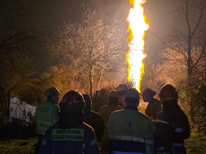 Potężny wyciek gazu w Krakowie. Ogromny słup ognia poderwał mieszkańców na nogi!