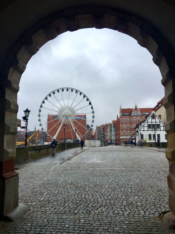 Gdańsk: Koło widokowe już kręci się w nowym miejscu [GALERIA ZDJĘĆ]