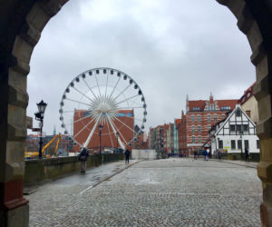 Gdańsk: Koło widokowe już kręci się w nowym miejscu [GALERIA ZDJĘĆ]