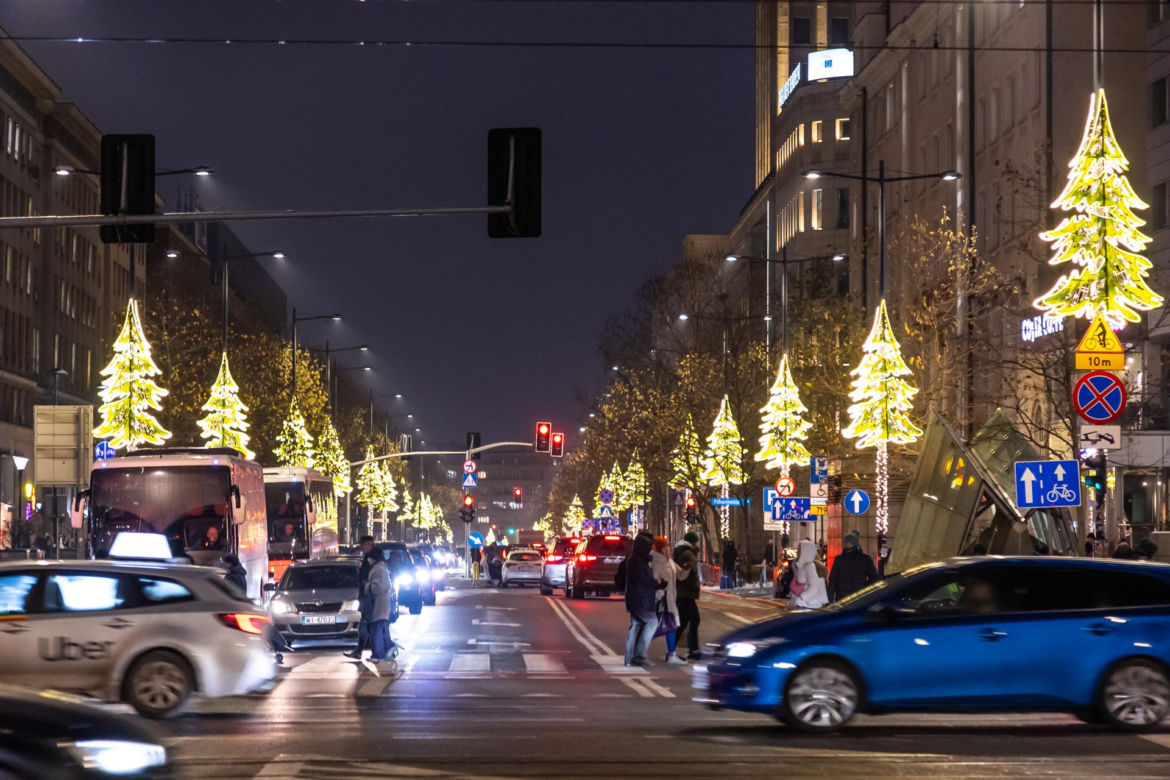 Iluminacja świąteczna 2023 w Warszawie - zdjęcia