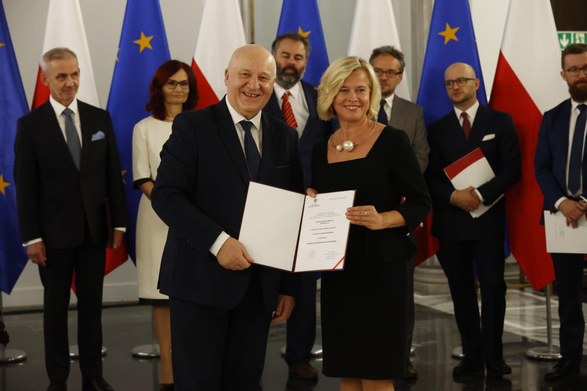 Uroczystość wręczenia zaświadczeń o wyborze na posła