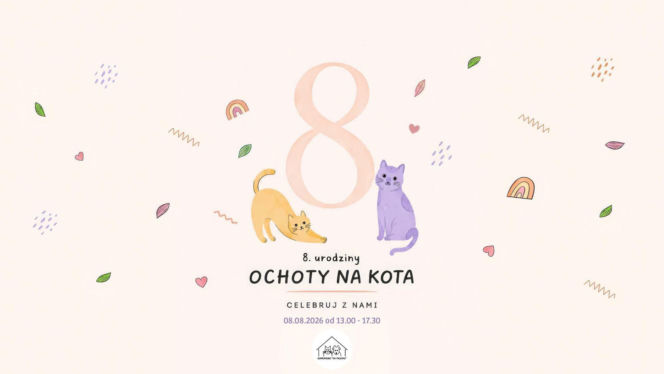 To już 8 lat! Ochota na Kota zaprasza na wspólne świętowanie