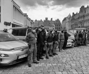 Tak policjanci z Poznania oddali hołd asp. Michałowi Kędzierskiemu. Wzruszające wideo i zdjęcia