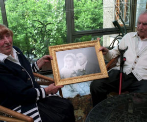 Edwar Gierek z żoną Stanisławą