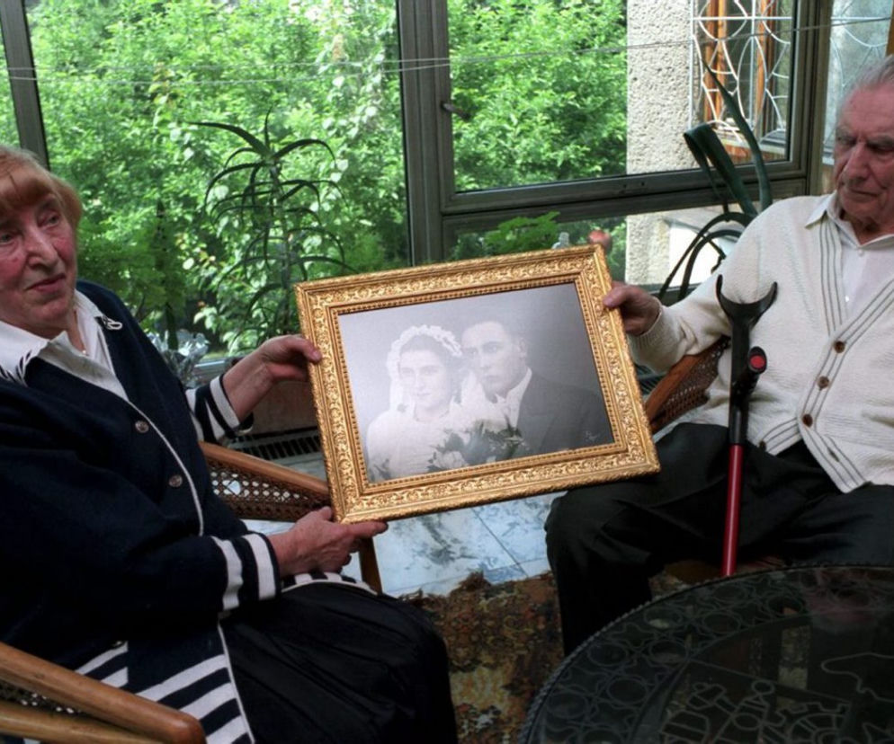 Edwar Gierek z żoną Stanisławą