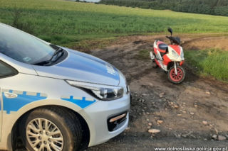13-latek uciekał przed policją. Skuter zabrał rodzicom