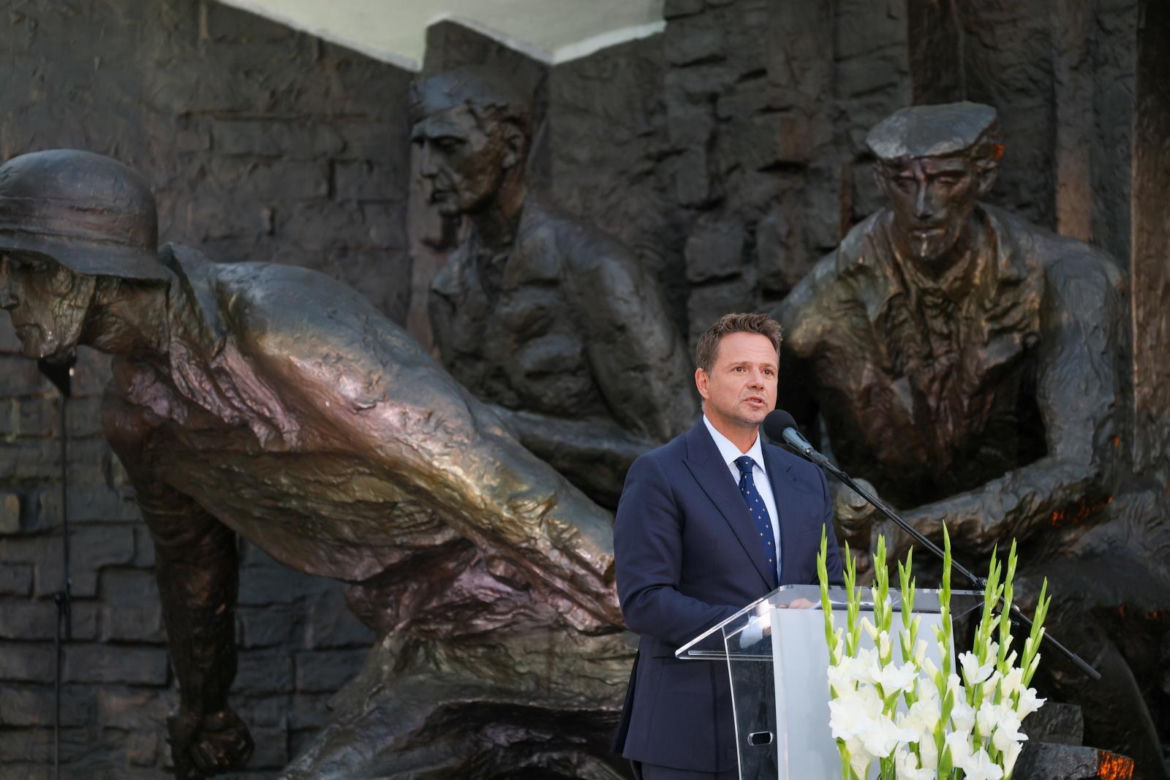 81. rocznica Powstania Warszawskiego. Uroczystość na pl. Krasińskich (31.07.2025)