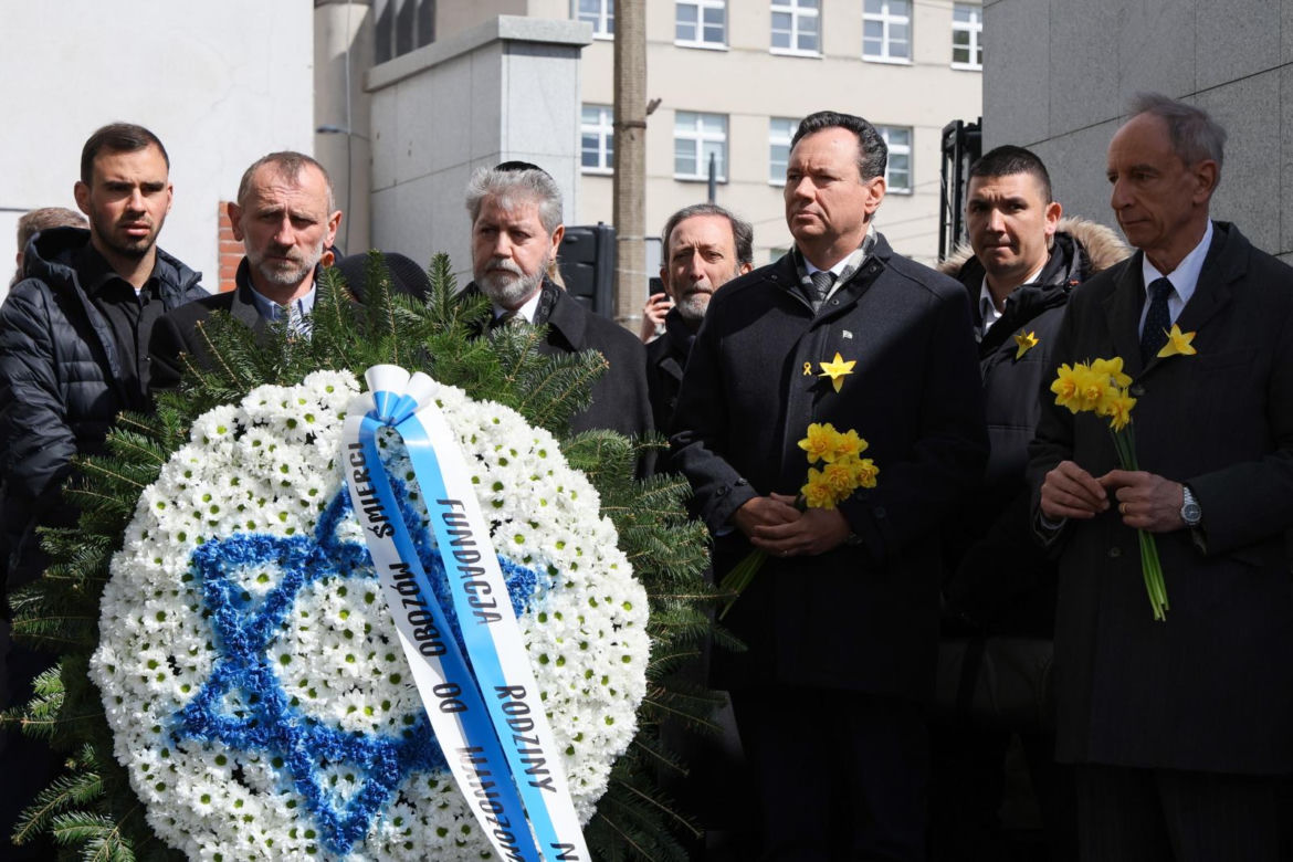 Oficjalne uroczystości z okazji 81. rocznicy wybuchu powstania w getcie warszawskim