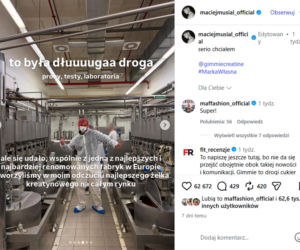 Maciej Musiał rusza z własną marką. Jego żelki z kreatyną trafiły do Biedronki