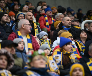 Arka Gdynia - Widzew Łódź: Zdjęcia kibiców i zawodników z meczu 25. kolejki PKO BP Ekstraklasy