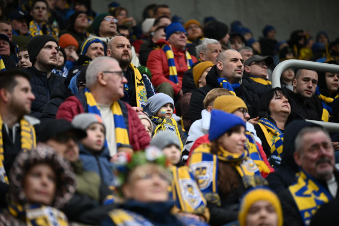 Arka Gdynia - Widzew Łódź: Zdjęcia kibiców i zawodników z meczu 25. kolejki PKO BP Ekstraklasy