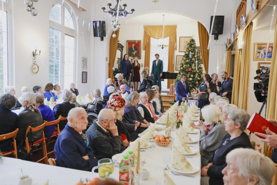 Wzruszająca wigilia w Skolimowie. Niespodziewani goście!