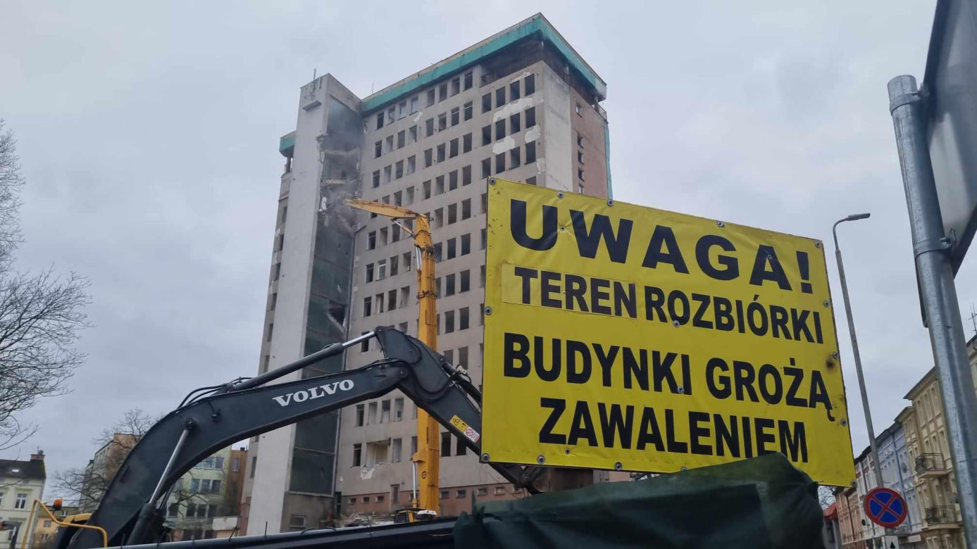 Czy już rozpoczęło się burzenie "Związkowca"?
