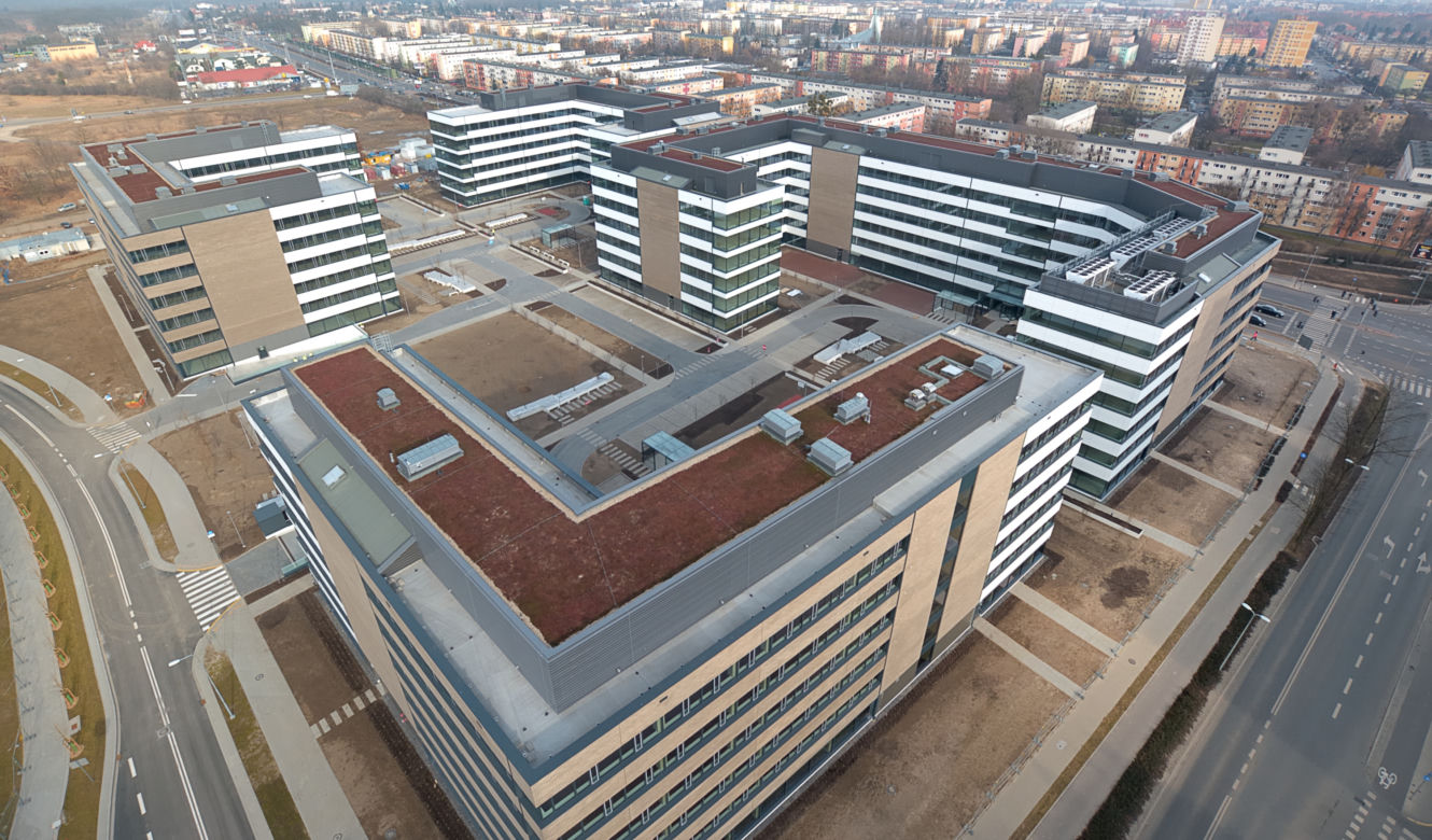 Kompleks biurowy Business Garden Poznań – zrealizowany zespół biurowców