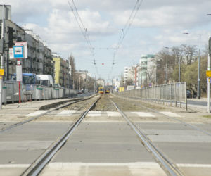 Remont torowiska na Grochowskiej