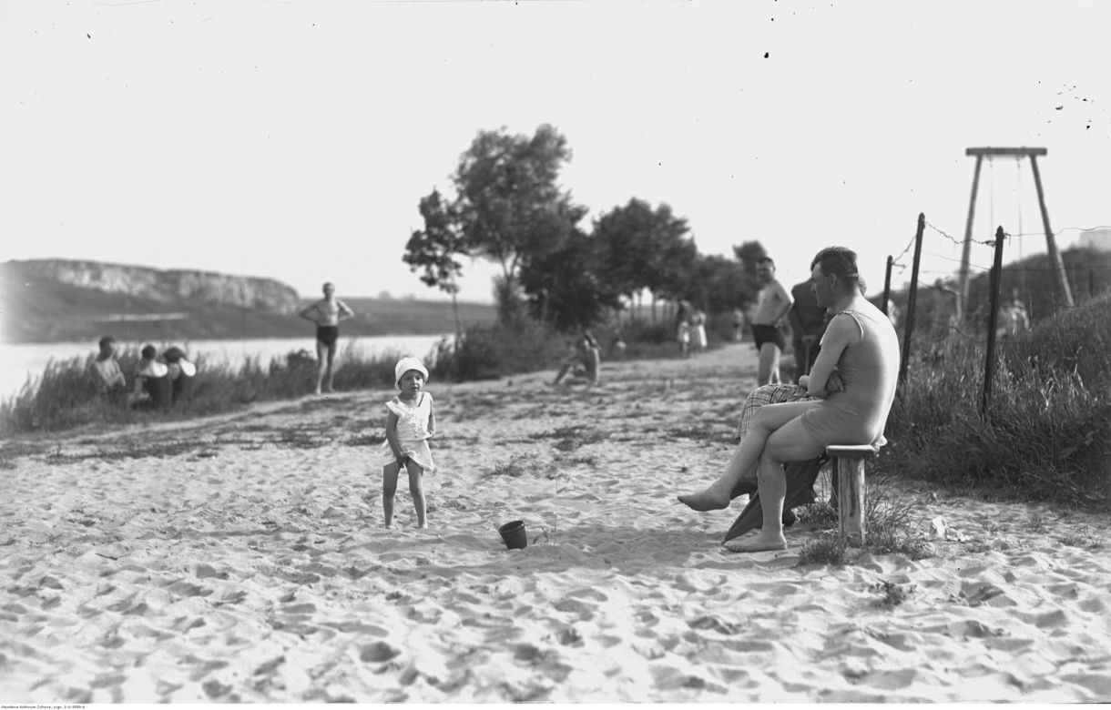 Plaża nad Wisłą w Krakowie