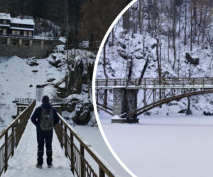 Kultowe schronisko zawieszone na skale. Zimowa trasa z Jeleniej Góry