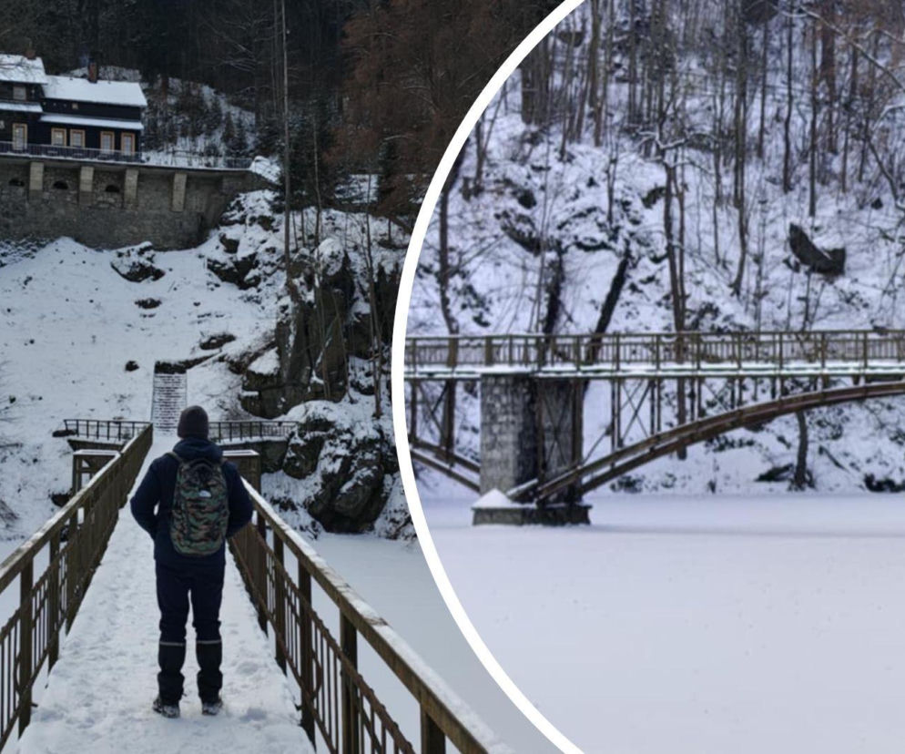 Kultowe schronisko zawieszone na skale. Zimowa trasa z Jeleniej Góry