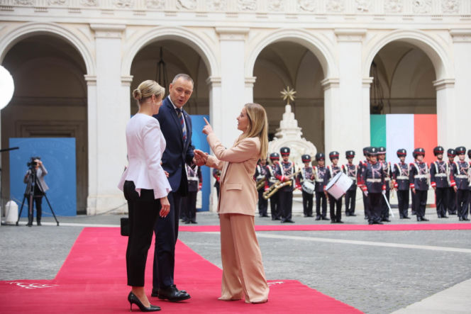 Marta Nawrocka we Włoszech