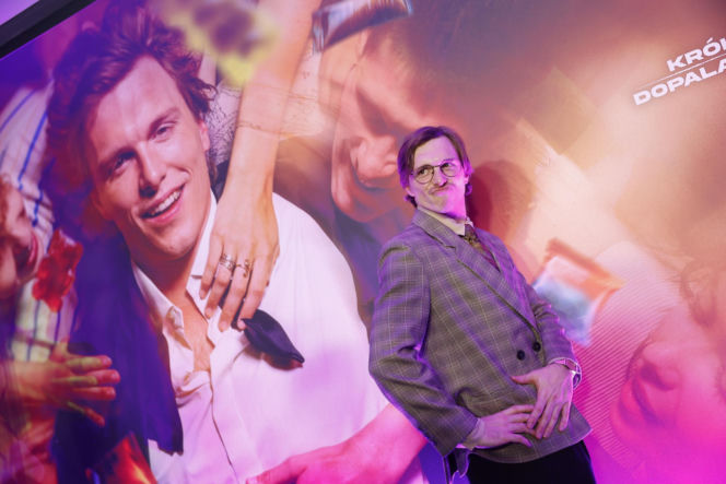 dawno nie widzieliśmy Anny Komorowskiej. Teraz wraz z mężem była na premierze