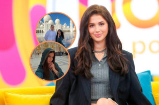 Roxie Węgiel niczym arabska księżniczka. Razem z mężem odwiedziła meczet