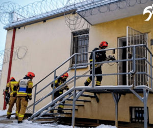 Kompleksowa odpowiedź na zagrożenia – ćwiczenia lokalnych służb w Zakładzie Karnym w Siedlcach