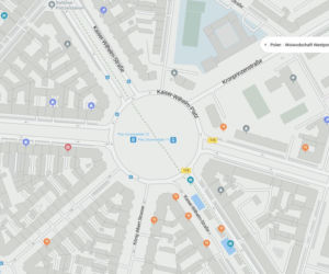 Niemieckie nazwy ulic w Szczecinie na mapach Bing