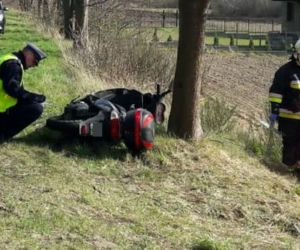 Tragiczna śmierć motorowerzysty [ZOBACZ ZDJĘCIA]