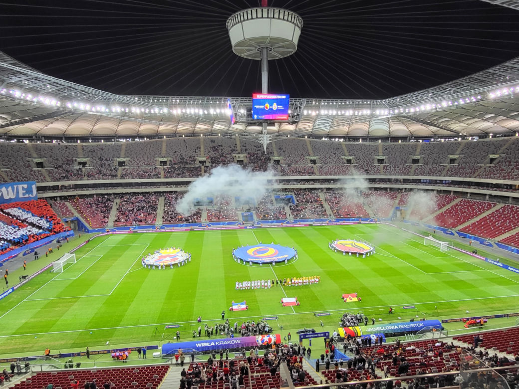 Okropne pustki na PGE Narodowym - Jagiellonia - Wisła