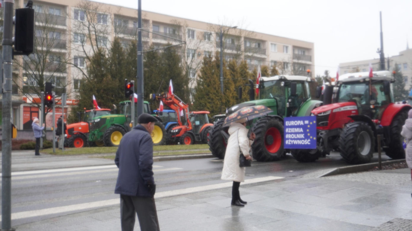 Protest rolników w Olsztynie, 20 lutego
