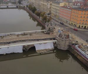 Remont mostu Pomorskiego we Wrocławiu 