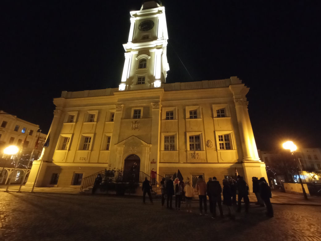 Strajk kobiet na rynku w Lesznie 