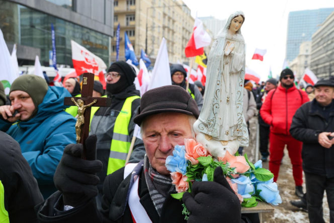 Protest rolników w Warszawie (9.01.2026)