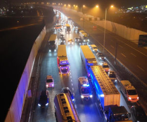 Wypadek na trasie S2.