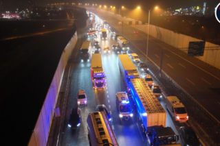 Wypadek na trasie S2.