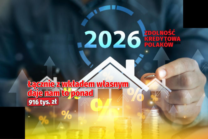 Zdolność kredytowa Polaków 2026 - wyliczenia