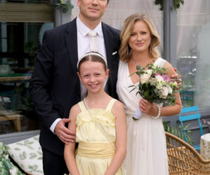 M jak miłość odc. 1903. Dima (Pszeniczny Michaił), Julia (Marta Chodorowska), Nadia (Mira Fareniuk)